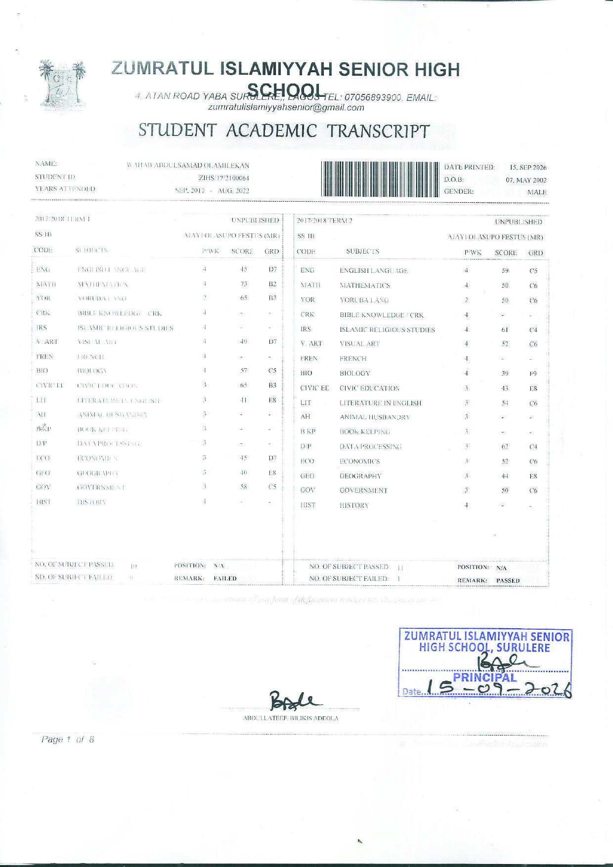 Document Page 1
